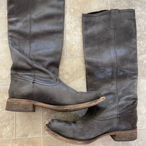 Women’s Vintage Leather Boots Size 7